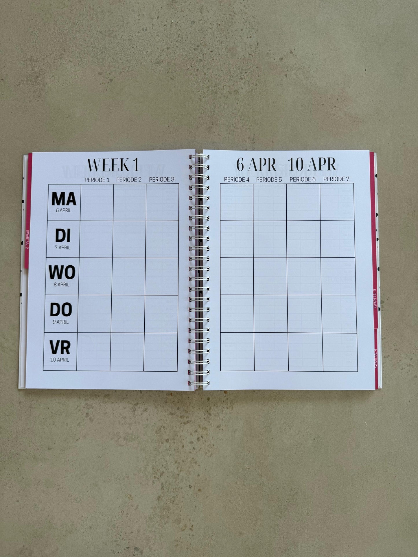 Onderwyser Beplanner 2026 - A4