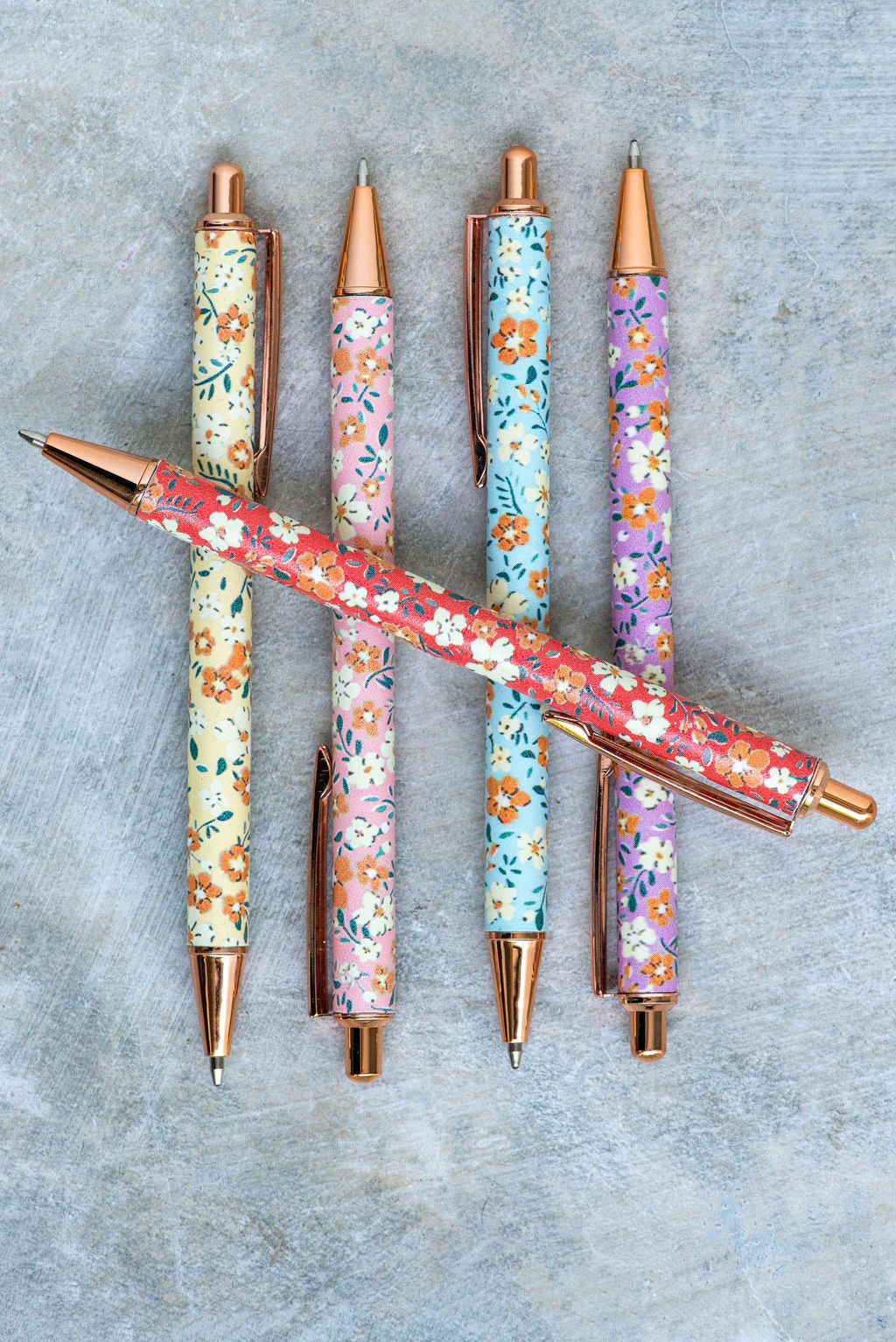Floral Ball Point Pens