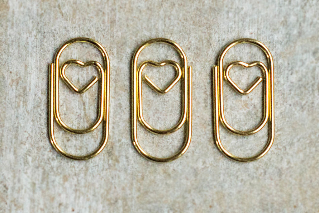 Heart Shaped Paperclips