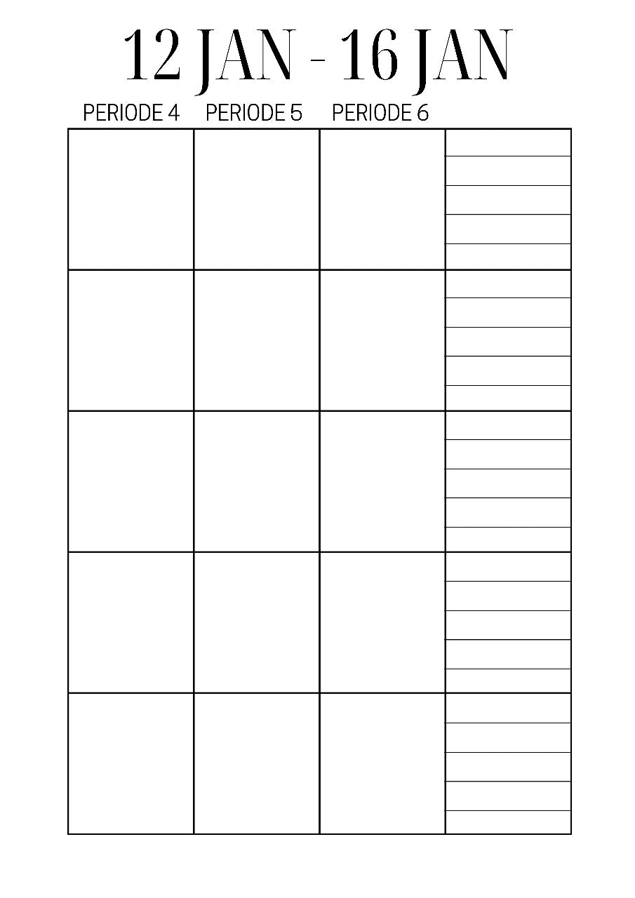 Onderwyser Beplanner 2026 - A4